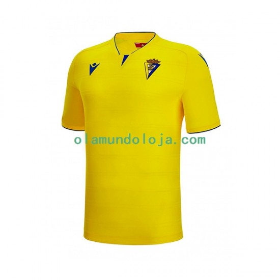 Camisola Cádiz CF Homem Equipamento Primeiro 2022-2023 Manga Curta